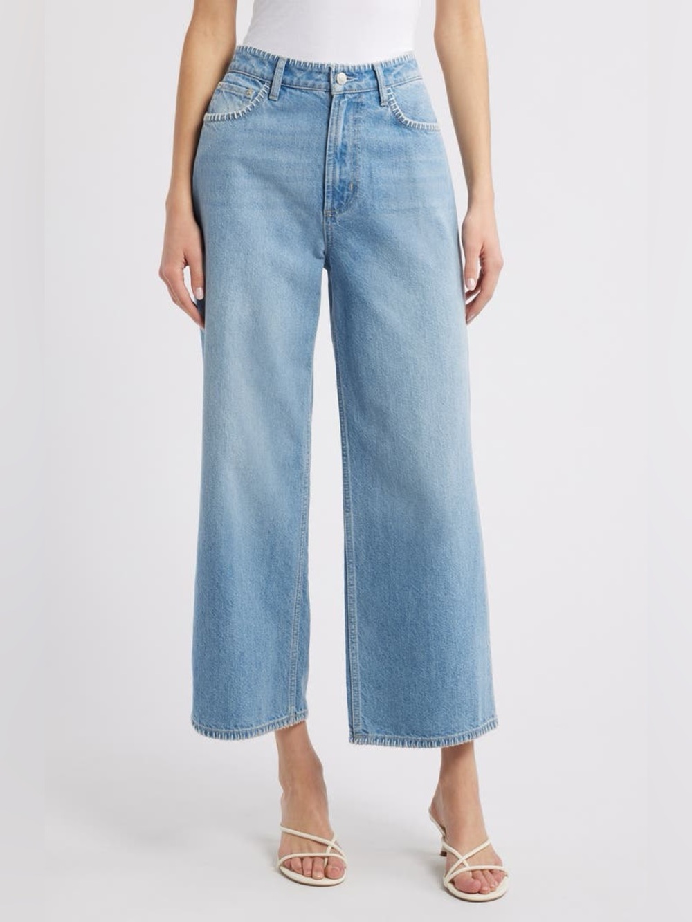 Rails Getty High Waist Crop Wide Leg Jeans